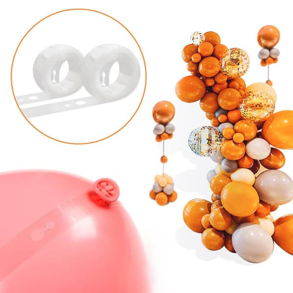 4 ruller 5 meter strimmel kit ballonbue dekoration