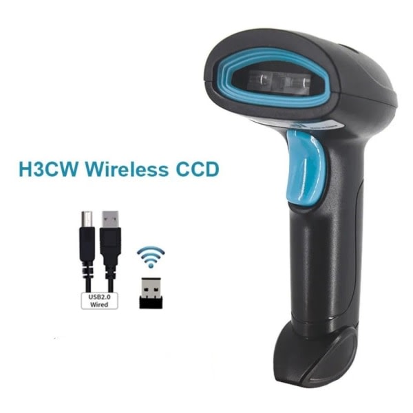 Stregkodelæser Kablet 1D-læser H3CW Wireless CCD