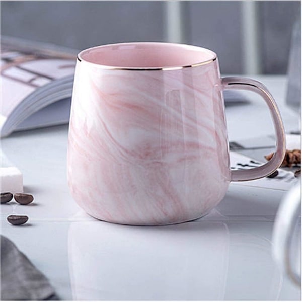 Porselens kaffekopp keramisk kopp marmor tekopp