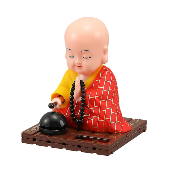 Bilbobbelhuvud Instrumentbräda Buddha Board Vuxna Bobbleheads Bilinstrumentbräda Liten Buddha Staty