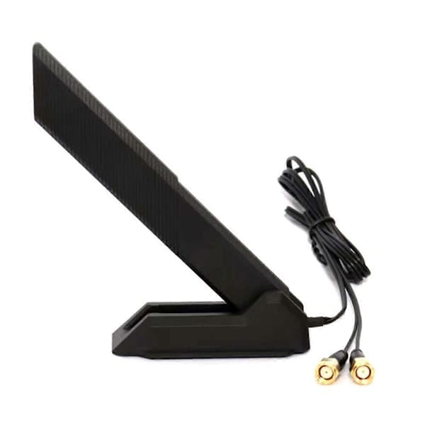 Ekstern WiFi 6 6E Tri-Band Antenne 6GHz 5.8GHz 2.4GHz Magnetisk Base Erstatningsantenne til PC Computer