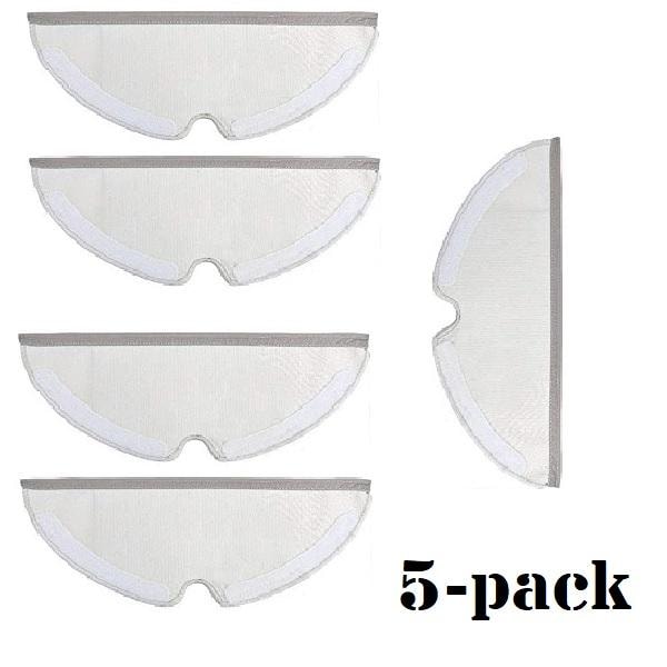 5 stk moppekluter \"full coverage\" for Xiaomi Roborock s5 s6 MaxV Q7