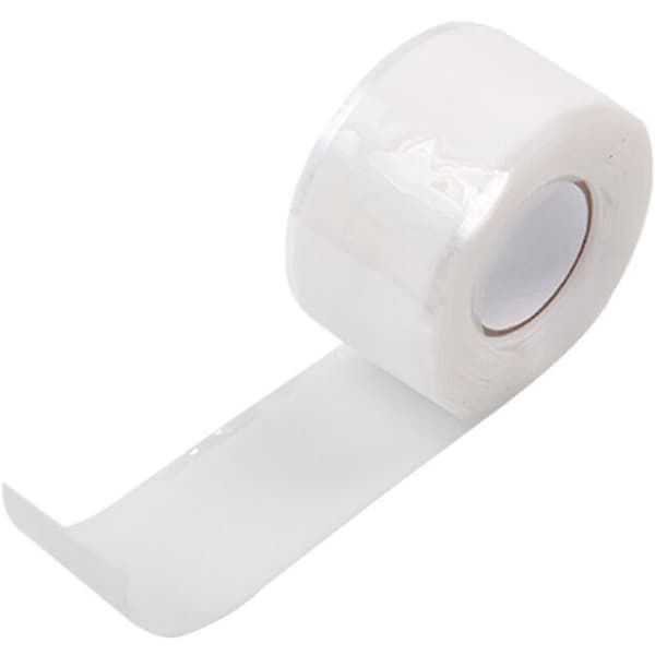 PCS Selvfuserende Silikontape (selvfuserende 25mmx3m bred, hvit, selvvulkaniserende), Isolasjonstape og Tetningslist (vann, luft)
