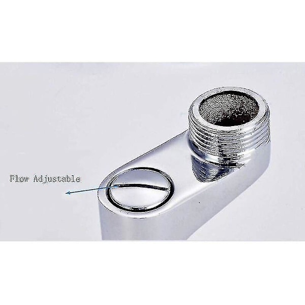 2-pakks Badekar-Blanderadapter, Justerbar Svingarm, 25 mm, 20 mm, Dusj Blander, Bad Blander, Solid Messing Blanderkran, starlight