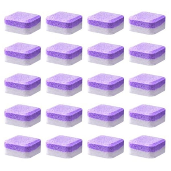 Vaskemaskin rengjøring tabletter Purple 16PCS-16PCS