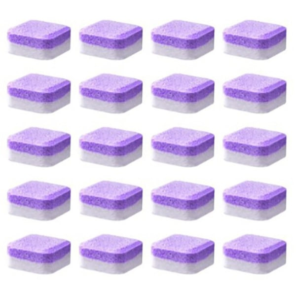 Vaskemaskin rengjøringstabletter Purple 16PCS-16PCS
