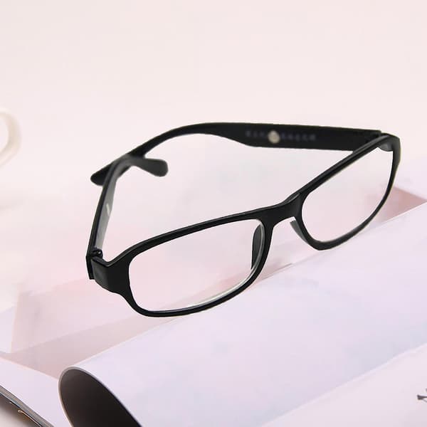 Lesebriller +4.5 +5.0 +5.5 +6.0 Grader Optiske Linser Briller Black 6