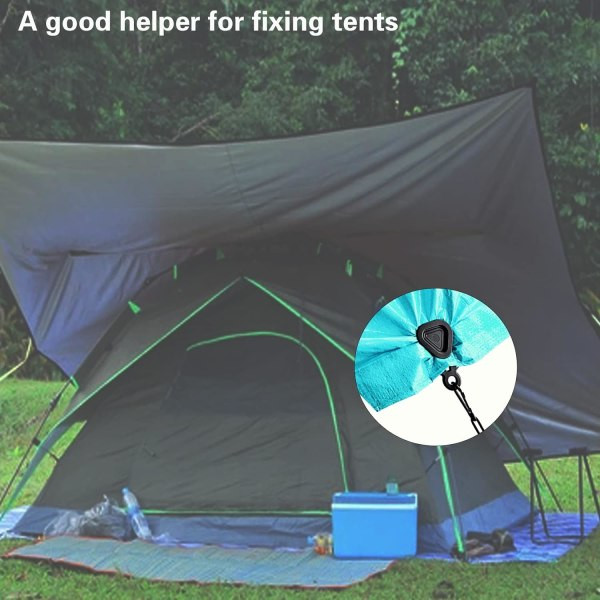 Utomhus Camping Klättring Tältklämma Markis Klämmor Multifunktionell Vindtät Vindrep