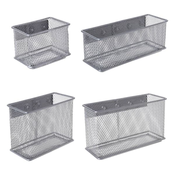 Holdbar køleskabsnet magnetisk kurv opbevaringsboks blyant makeup organizer
