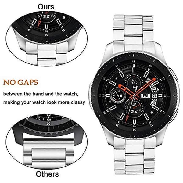 Urrem til Huawei Watch GT 4 46mm - Tre-perlet rem i rustfrit stål Multicolor Style A
