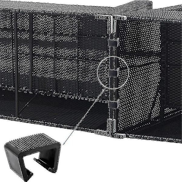 Huonekalujen liitin Functal Wicker -sohvan liittimet Kestävät ulkokäyttöön (8 kpl)