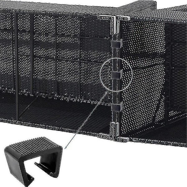 Møbelclips Functal Wicker Sofa Connector Fastgørelseselementer Holdbar udendørs (8 stk.)