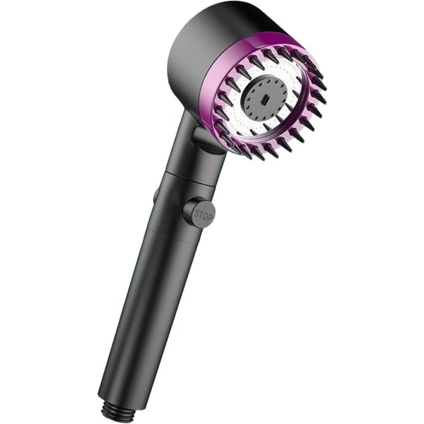 High Pressure 3-Mode Hand Shower - Adjustable Spa Shower Head with Powerful Rain Spray