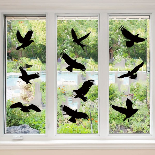 36 Pieces Anti-collision Window Stickers Lot Do 9, Anti-bird Window Stickers For Preventing Bird Strike And People On Glass Window Accessories