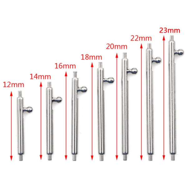 10 st/förpackning Enkla fjäderstänger för klockor 20mm1.5mm Diameter