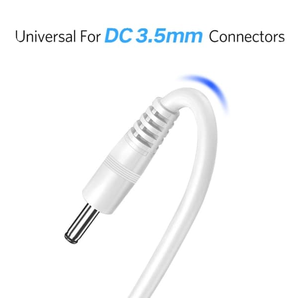 Typ A hane USB till DC ström hane kontakt 3,5 mm x 1,35 mm strömomvandlare 30cm