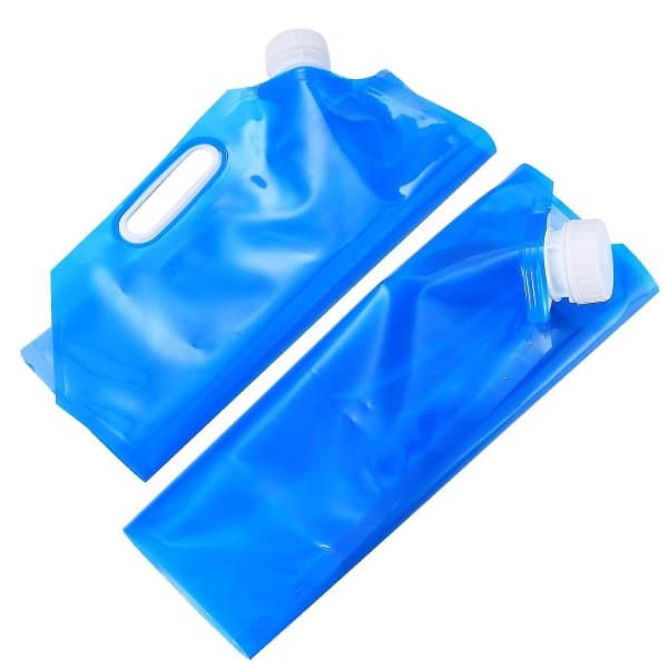 Sammenklappelig vandbeholder, drikkevandsbeholder sammenklappelig 5L Blå Blue 4