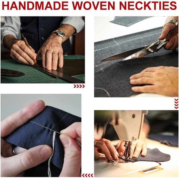 Herrebinder, Klassisk Herre Solid Satin Halsbind, Premium Ren Farve Halsbind med Flere Farver, Formelle Halsbind til Mænd Forretnings Bryllupsfest Arbejdsbind