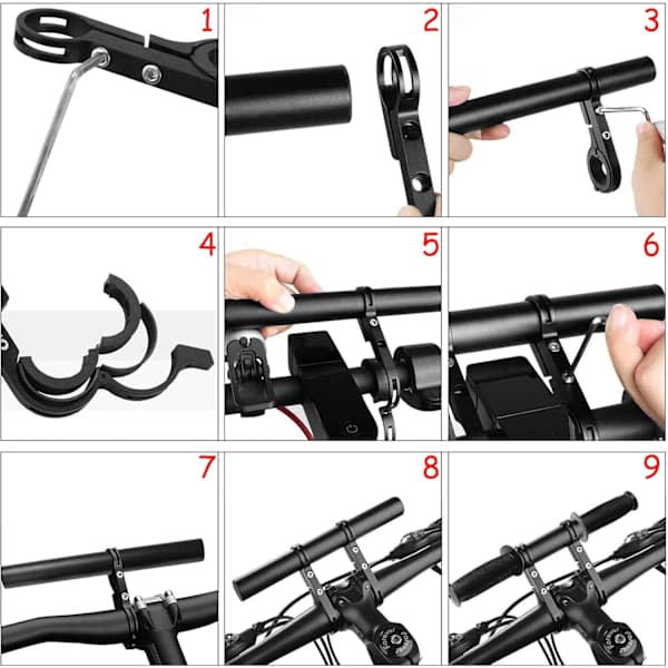 Portable MTB Styreforlengere for barn, sykkelutstyr