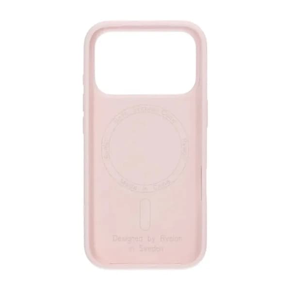 iPhone 17 Pro Max-deksel - Silikon med Magsafe Rvelon Lys Rosa