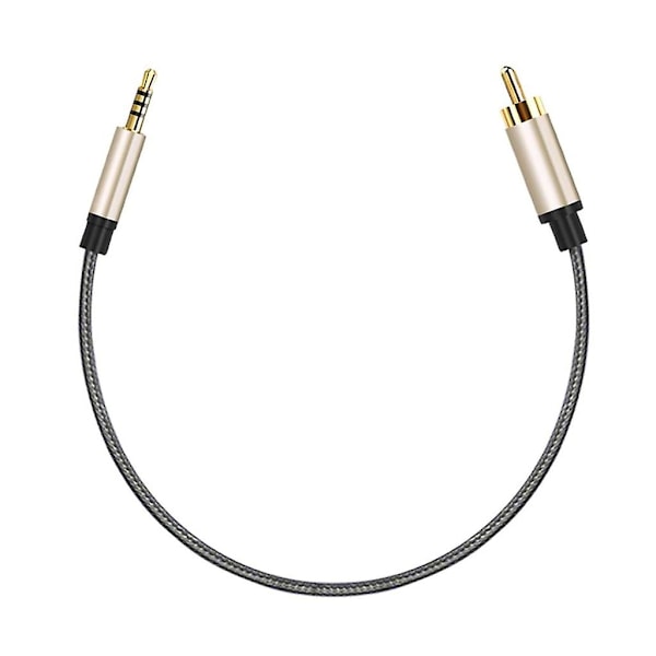 3,5 mm til hann RCA lydstereoadapter koaksialkabel, gullbelagt kontakt 1.5m