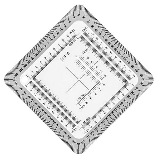 TacticalLearning og træning af tropper Proportional Coordinate Scale Coordinate Ruler Praktisk