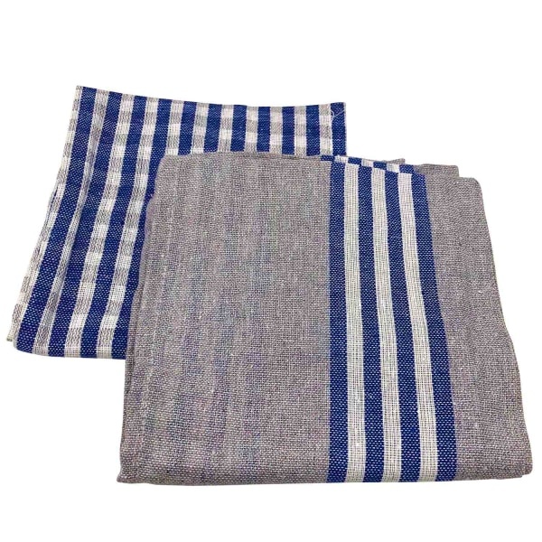 10x Kökshanddukar i Bomull - Vintage stil flerfärgad