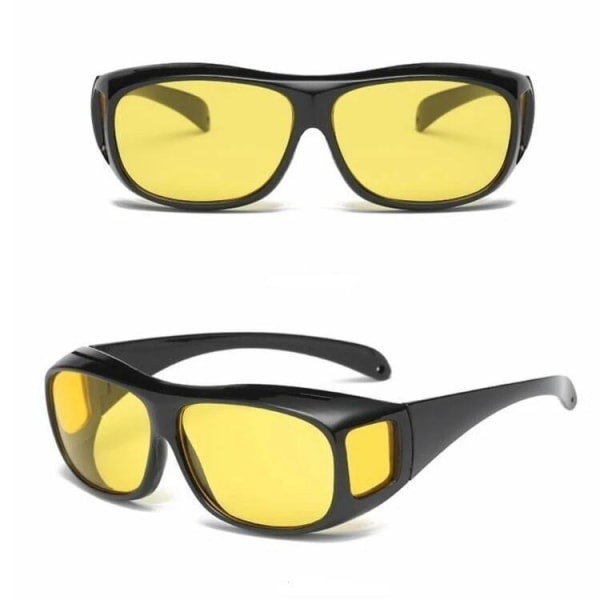 Mörka glasögon för bilkörning - Night Vision-glasögon-Gul Gul