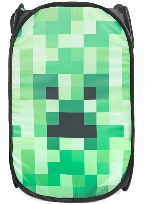 Minecraft Creeper Utdragbar Förvaringskorg - 36x36x58 cm (H) - 100% Polyester