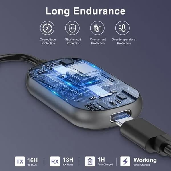Bluetooth-lähetin-vastaanotin - BT5.3 - Bluetooth 5.3 - Kaksoisyhteys - 3,5 mm liitin