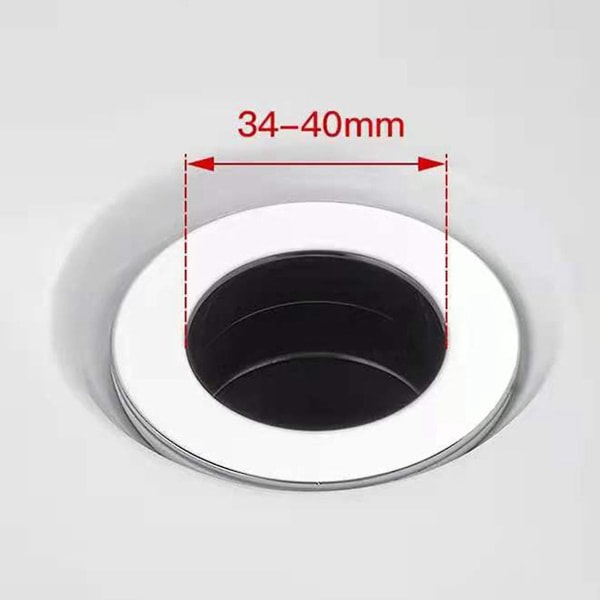 Universell handfattsfilter Pop-up avloppsfilter Pop Up diskbänk avloppsplugg Ny