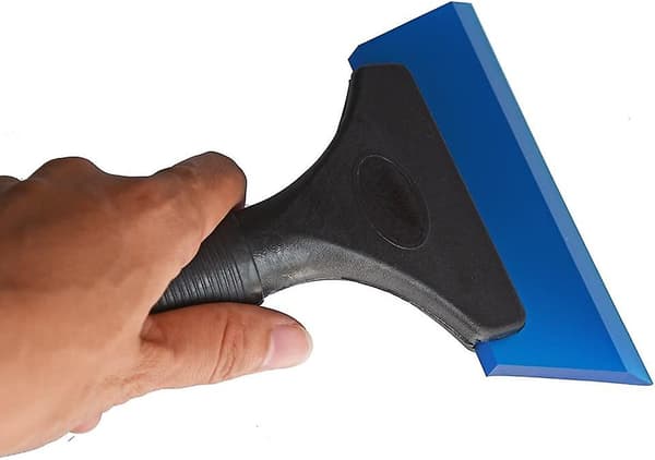 Gummiskraber 5 tommer gummiskraber til bil, glas, spejl, bruser (A-5-F6) blue