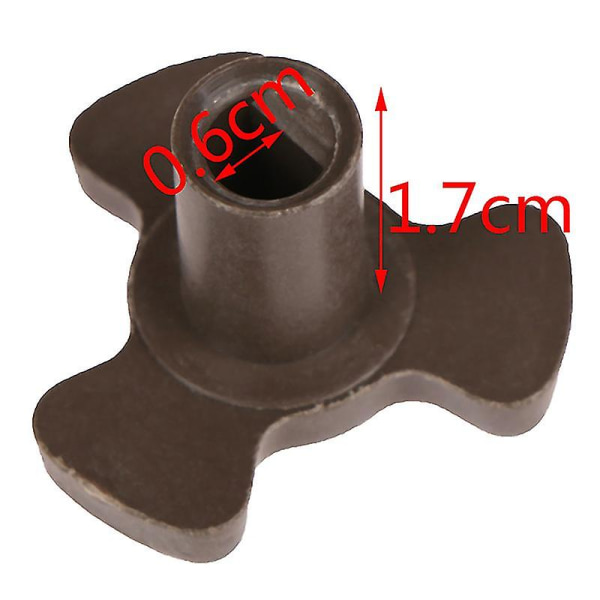 2 stk 17mm Mikrobølgeovn Platehjul Guide Support Kobling Brette Aksel Hfmqv