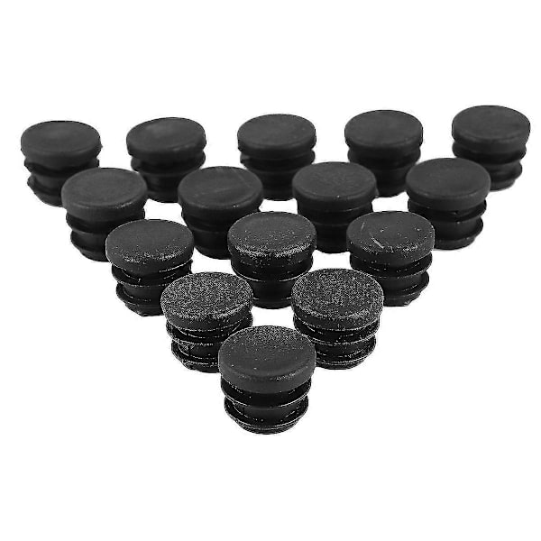 100 stk. 16 mm runde plastdeksler møbelbensplugger blindhet endestykker rørpropp