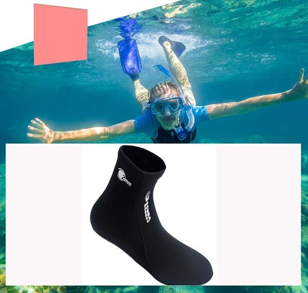Dykkerstrømper Neoprenstrømper SORT XS sort XS