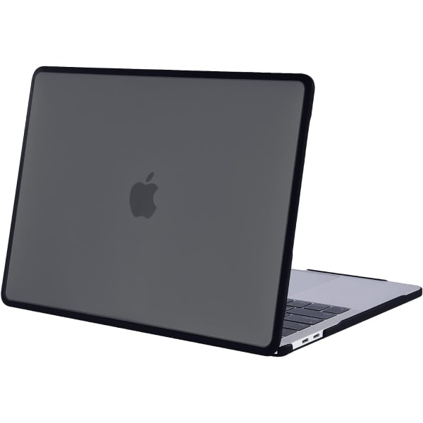 Etui kompatibelt til Macbook Air 13 tommer M1 A2337 A2179 A1932, udgivet i 2021-2018 Frosted Black