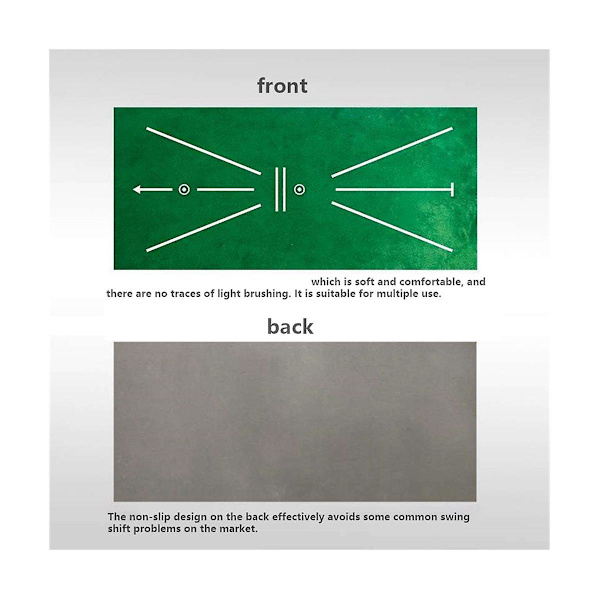 Golf Swing Detection Pad träffar Anti-Swing Movement Track och återställer den med lätt torkning