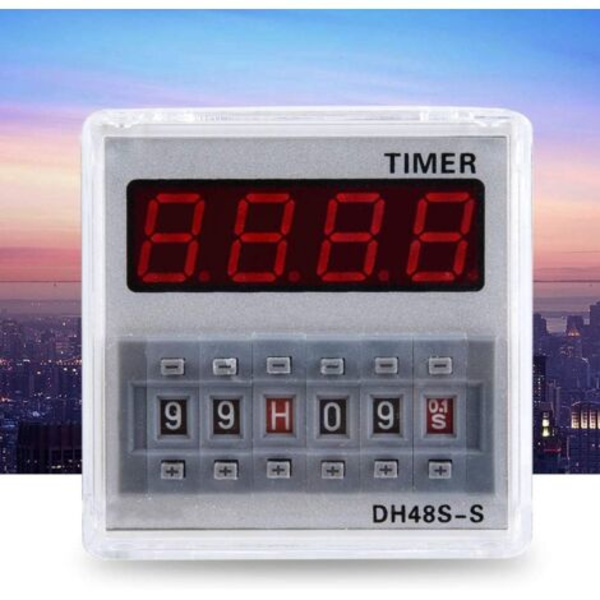 DH48S-S digitalt display cyklustid AC/DC24V relæ