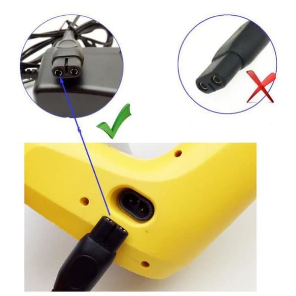 Strømforsyningslader - Kärcher - 5.5V 600mA - Overbelastningsbeskyttelse - 1.5m Kabel - EU-plugg