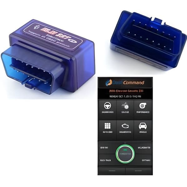 ELM327 Bluetooth OBD2 diagnoseverktøy for Android – bensinbiler (etter 2001) og dieselbiler (etter 2003)