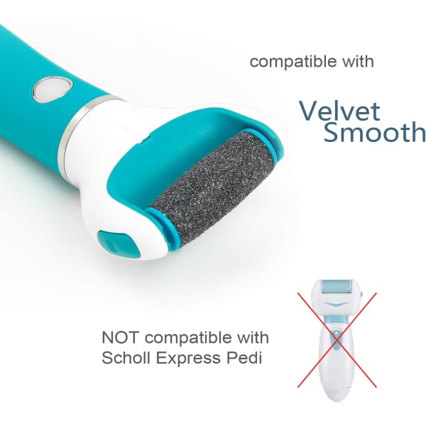 [9 kappaleen pakkaus]   Velvet Smooth Pedi -vaihtohierontapäät