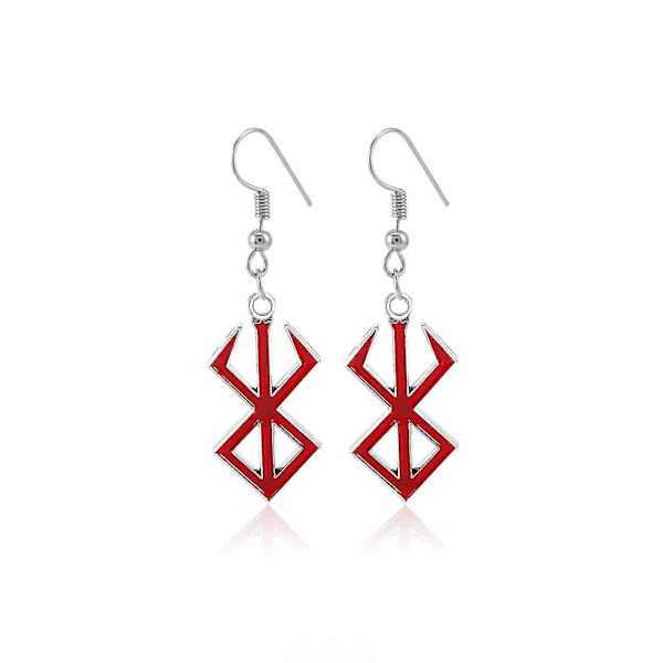 Berserk Anime Nøglering Guts Sværd Smykkesæt Nøglering Nøgleringe Nøgleringe til Mænd Kvinder Tilbehør Nøglering Vedhæng red earrings