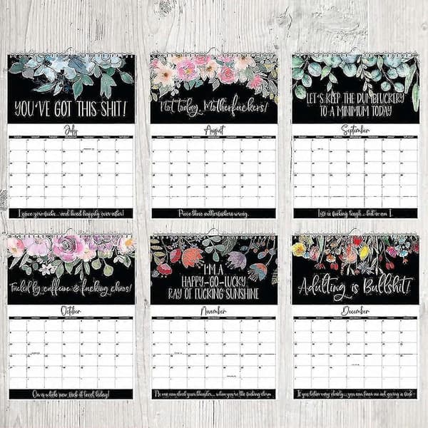 Faen heller 2024-kalender for dritleie kvinner