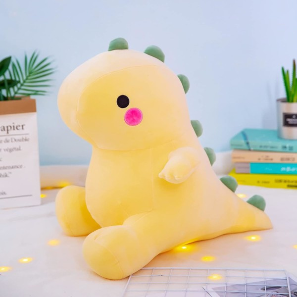 Plush Dinosaur Leksak - 8 Tums Fylld Djur för Barn, Söt & Mjuk Dino Docka Present