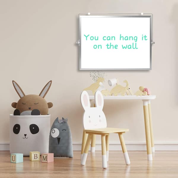 Tørrslettbar whiteboard, 16\" x 12\" stort magnetisk skrivebord 16 x 12
