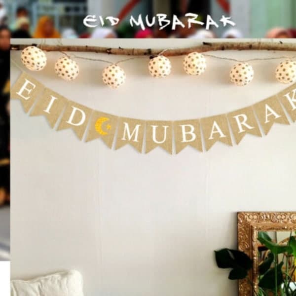 Ramadan Kareem -koriste, Eid Mubarak -kangasviiri