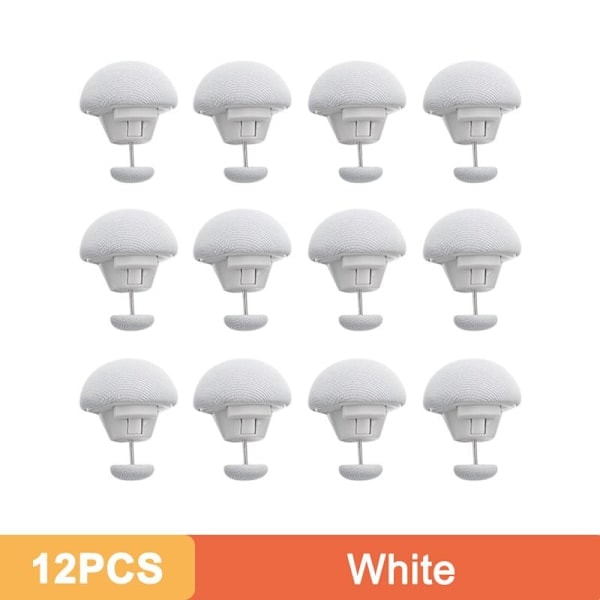 4/8/12/16 stk. Sengetøy Klips Dyne Klips Dyne Klips Anti-Skli Filt Klips Dyne Holder Fiksator Grip Enkel å Låse Opp Grey 16pcs