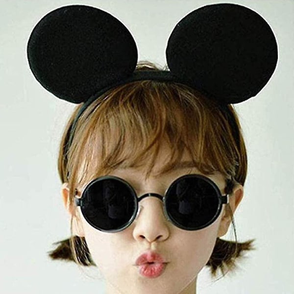 10 stk. sorte Mickey Mouse-ører til voksne/børn Fancy Dress-kostume Hovedbånd Tilbehør