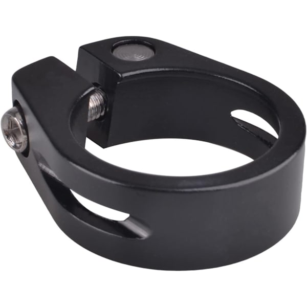 Cykelsaddelpindsklemme i aluminiumlegering med hurtigudløser til cykelsadelpindrør 28,6 mm 31,8 mm 34,9 mm (sort - 31,8 mm)