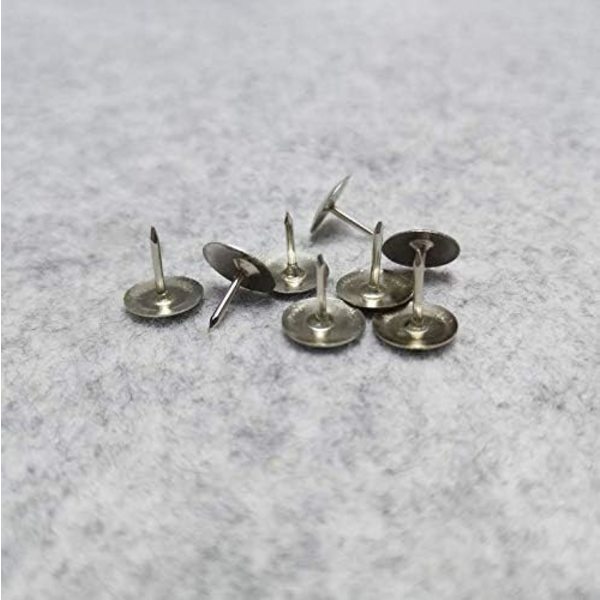 500 st ritnålar, BetterJonny 9,5 mm silver push-nålar järntummenålar huvudspiknålar dörrspik för kontor eller DIY